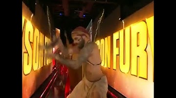 Tyson Fury ring walk for Wilder 3 trilogy fight