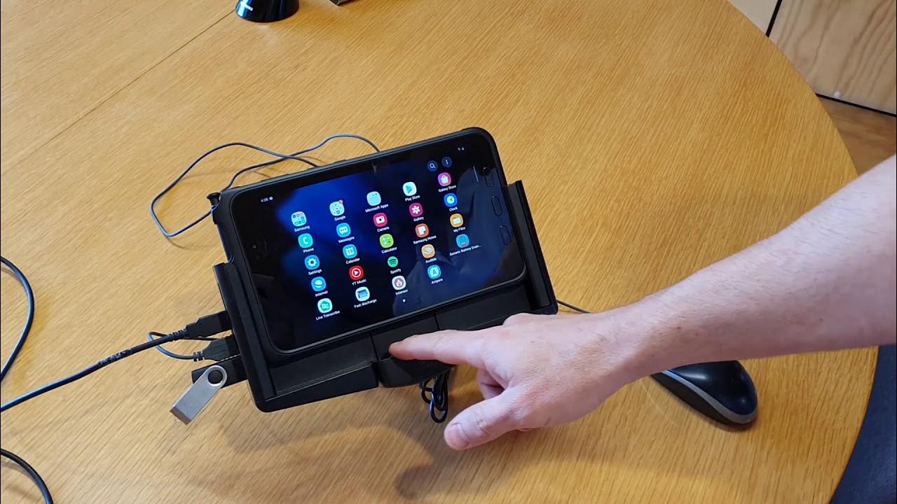 Samsung Tab Active3 Power and Data Cradle with 4 USB Port Hub YouTube