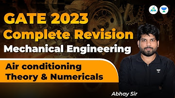 GATE 2023 Complete Revision | Air Conditioning | ME | Abhay Sir #gate_academy  #unacademy #me