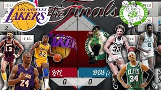 The two best franchises ever... boston celtics and la lakers have had
some of bets players ever to play game! today i simulated a 7 serie...