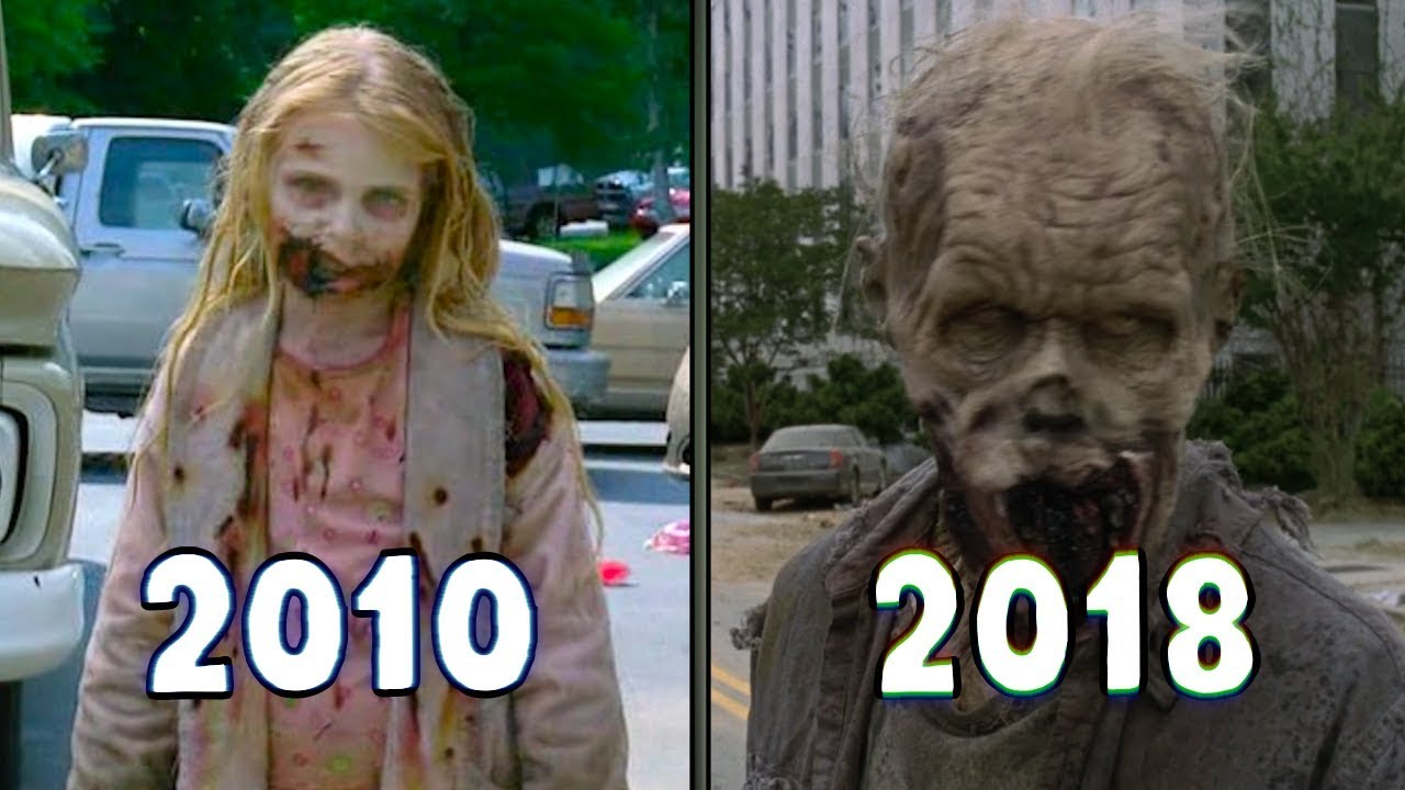 Evolution Of Zombies In The Walking Dead 2010 2018 Walkers R Ourworldtwd