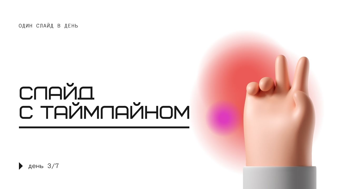 ОДИН СЛАЙД В ДЕНЬ | 3 Таймлайн