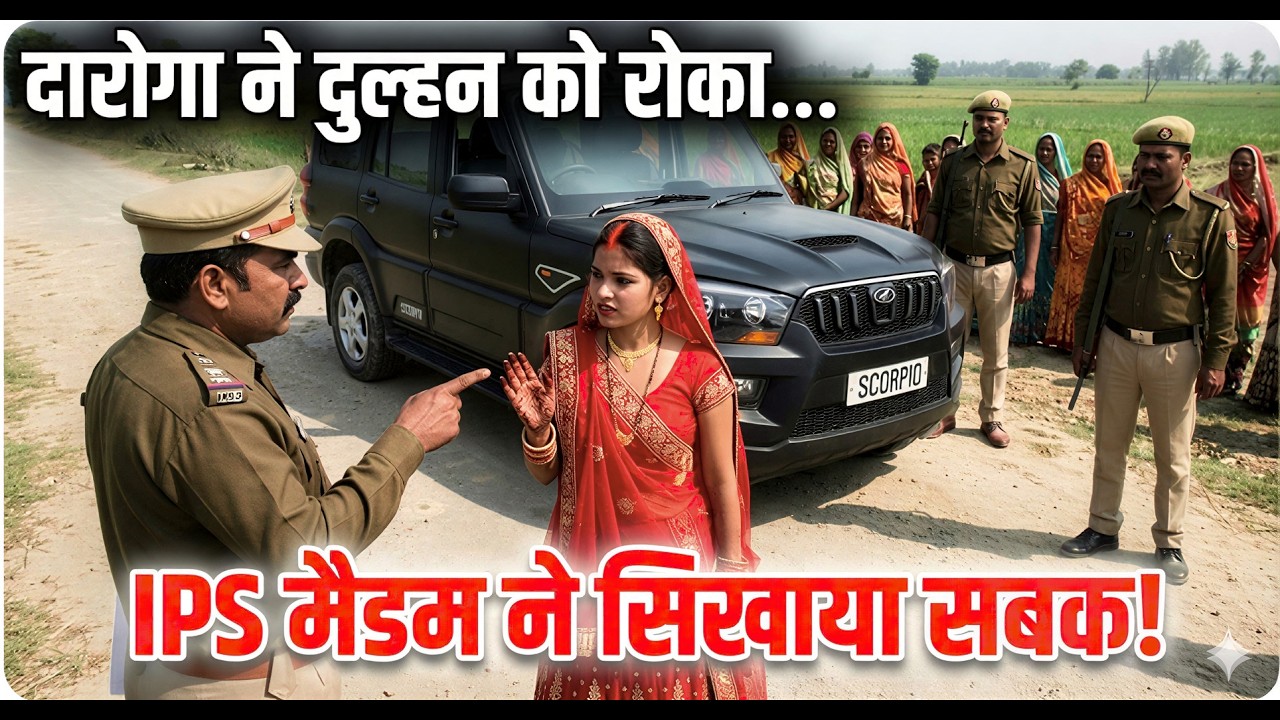 दारोगा ने दुल्हन की बेइज्जती की… IPS मैडम ने ऐसा सबक सिखाया कि पूरा सिस्टम कांप उठा!