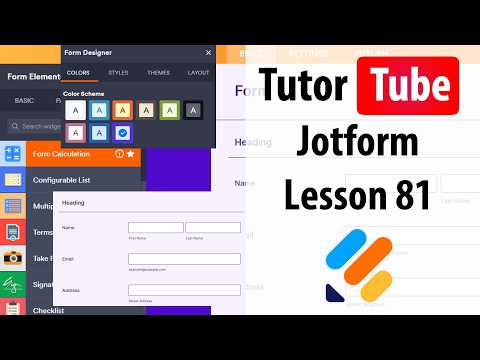Jotform - Lesson 81 - Short Scrollable Terms Widget