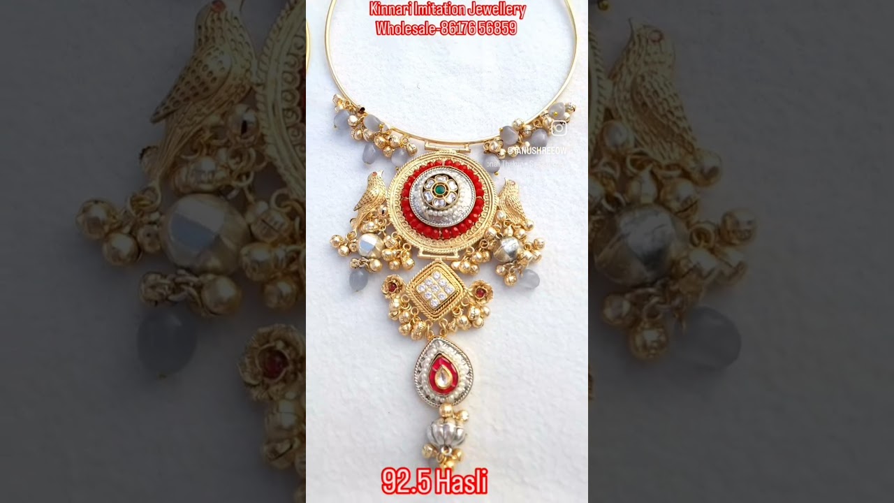 Premium 92.5 Gold Polish Handcrafted Brass Jewellery Wholesale || Best Rate in Market || 