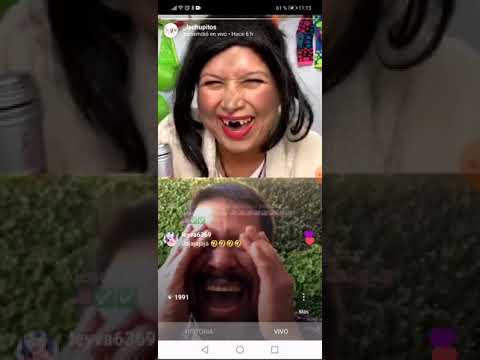 La chupitos y el costeño en instagram live