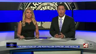 Preview to Celebration of Life for Fallen Officer Jake Wallin   Part 2