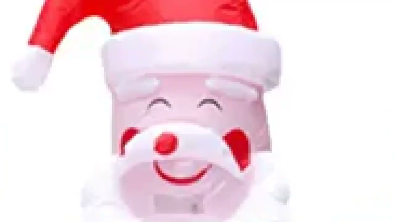 Christmas Inflatable Clothing - Funny Santa Claus Snowman Gingerbread Man Inflatable Set, Adult Chri