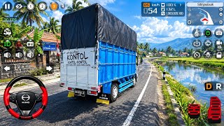 HAMPIR TERBALIK MUATAN BERAT! 😱 TRUCK CANTER  MELAJU CEPAT GAYOR BANGET TELOLET BASURI | GAME BUSSJD screenshot 3
