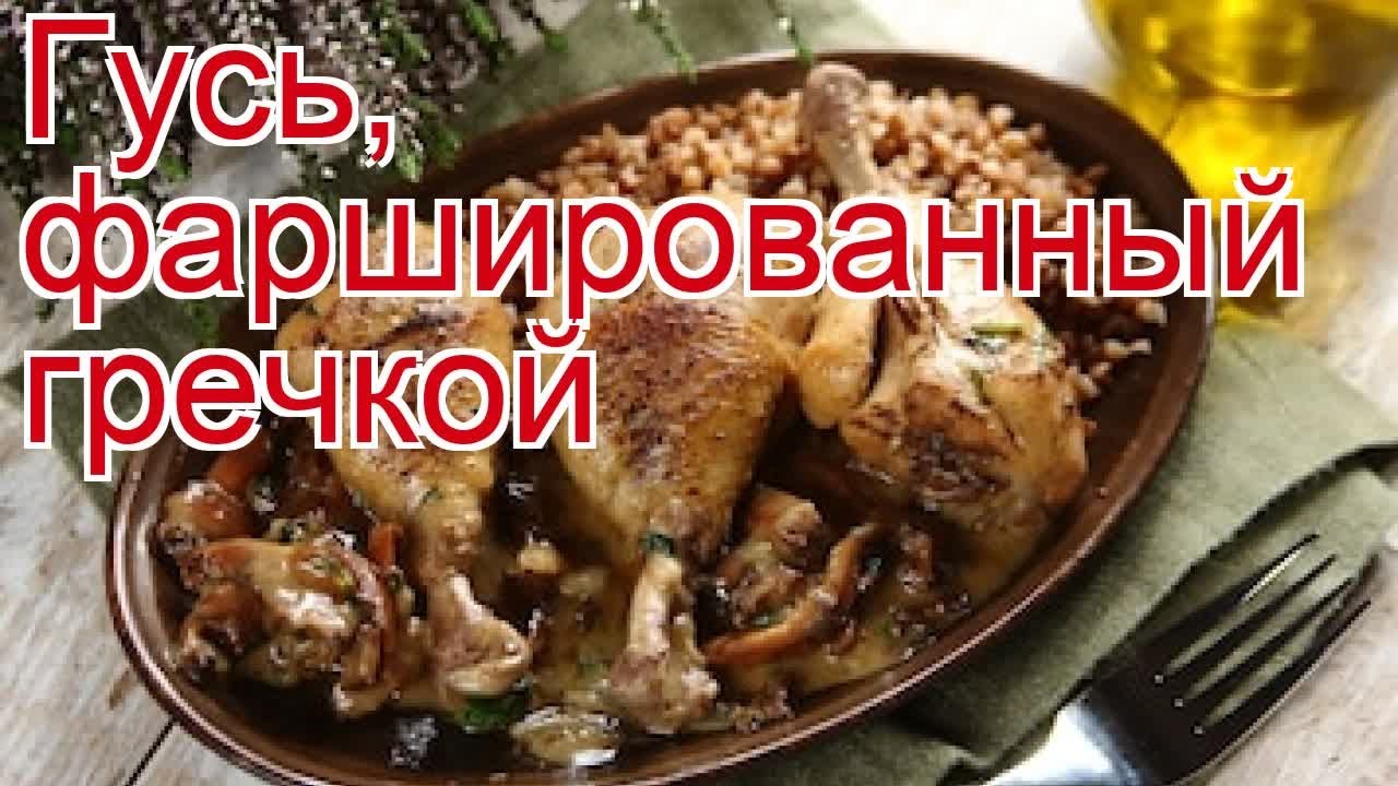 Золотистый фаршированный гусь