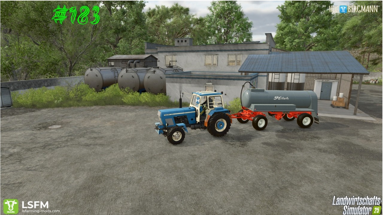 LS 25 Hof Bergmann #183 - Neuen Anhänger probieren