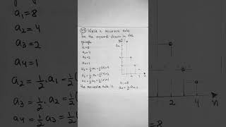 # algebra 2.   # Using Recursive Rule with Sequences  section 8.5
