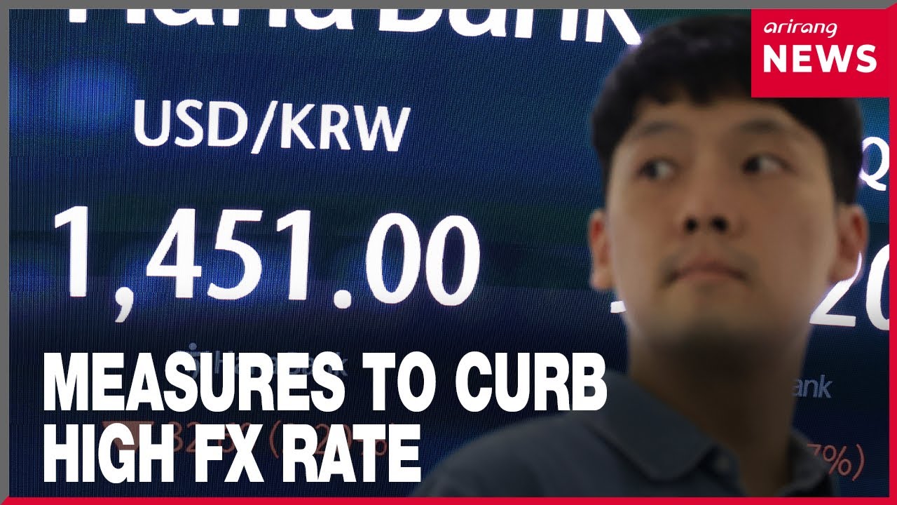 FX rate against Korean won plunges after authorities announce measures to  curb high rates