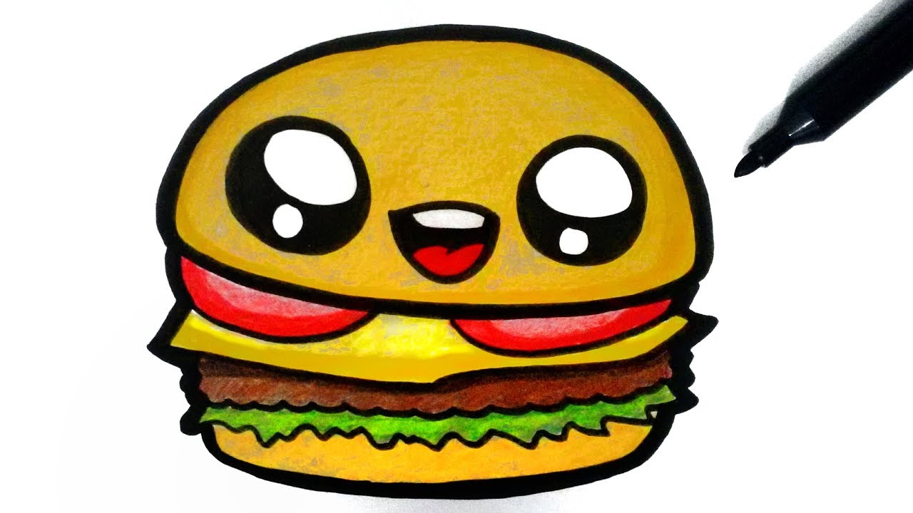 How To Draw Hamburguer
