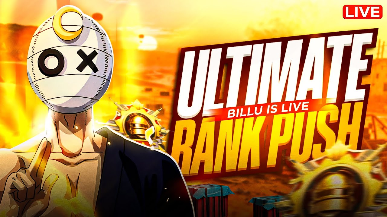 RANK - 1 PLAYER IS LIVE😎| AB HOGA ULTIMATE RANKPUSH 
