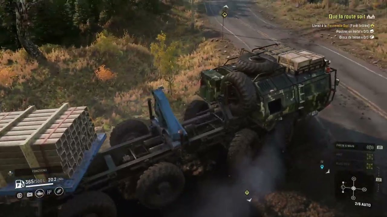 SNOWRUNNER PS5 epi 824 Foret Brulee Ontario, Canada Que La Route Soit