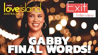 Exclusive: Gabby reacts to her dramatic exit | Love Island Australia 2025