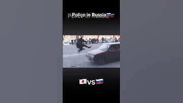 Police Russia🇷🇺vsJapan🇯🇵 #japan #russia #vs #police