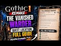 GOTHIC 1 REMAKE THE VANISHED WARDER QUEST LOCATION FULL GUIDE #gothic1remake