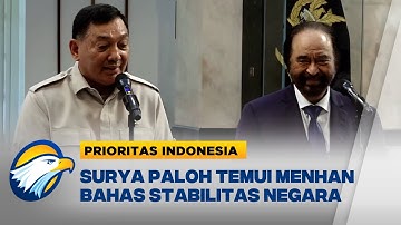 Surya Paloh Temui Menhan Sjafrie Bahas Stabilitas Negara - [Prioritas indonesia]