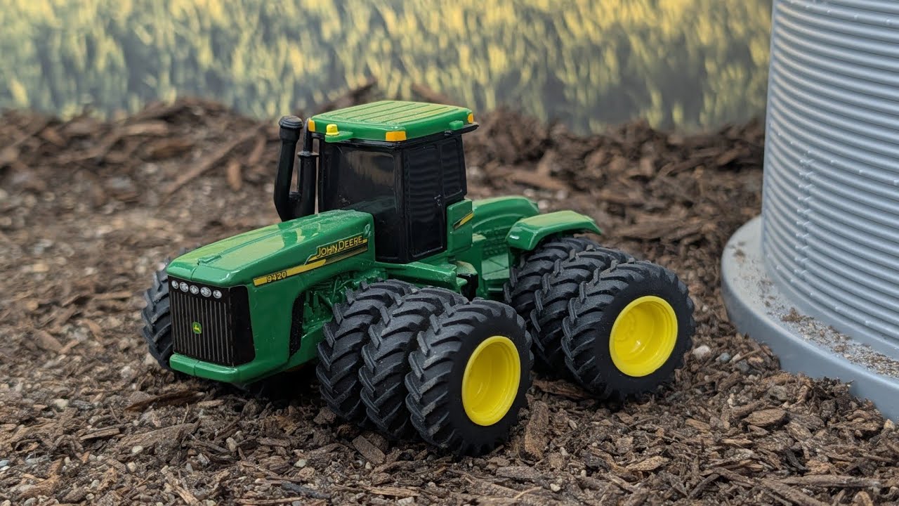 Ertl 1/64 John Deere 9420 4WD Triple Duals - YouTube