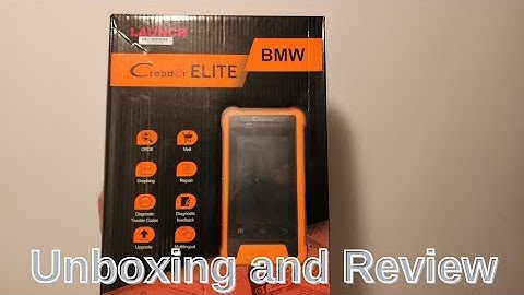 Launch C reader Elite - Car Scan Tool for BMW MINI ROLLS-ROYCE Unboxing and Review