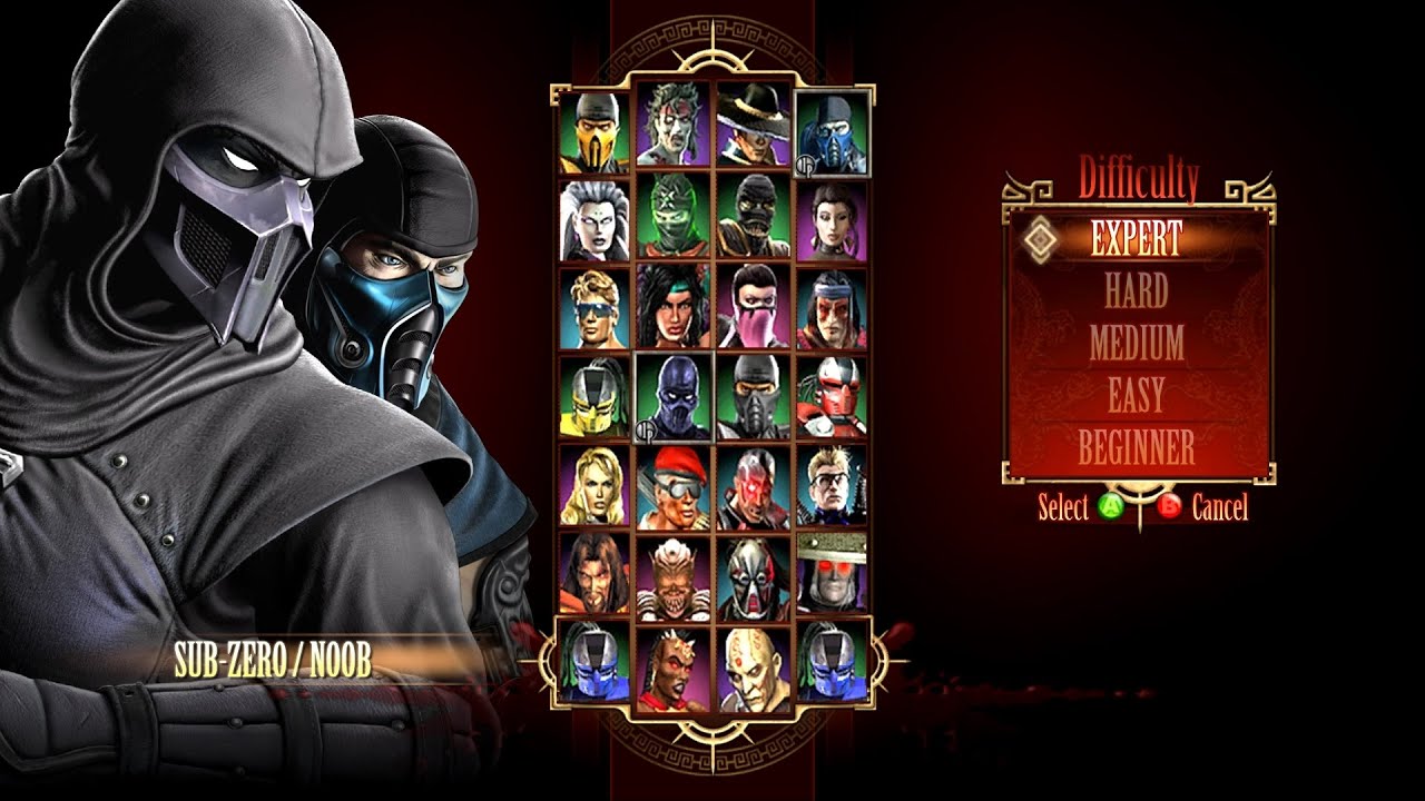 Mortal Kombat 9 - Expert Tag Ladder (Sub-Zero & Noob Saibot) - Gameplay @(1080p)60ᶠᵖˢ ✔