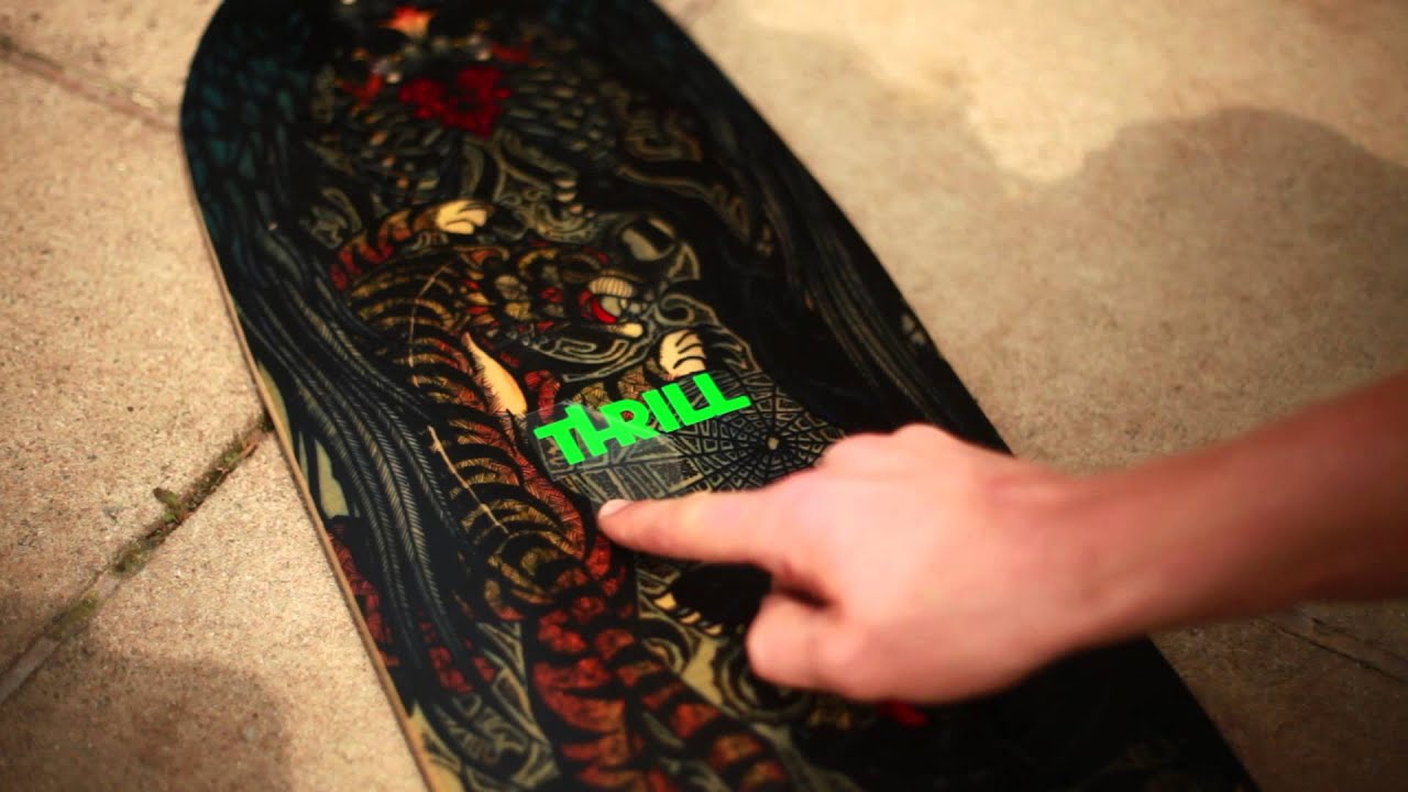 How to apply a Thrill Magazine vinyl sticker