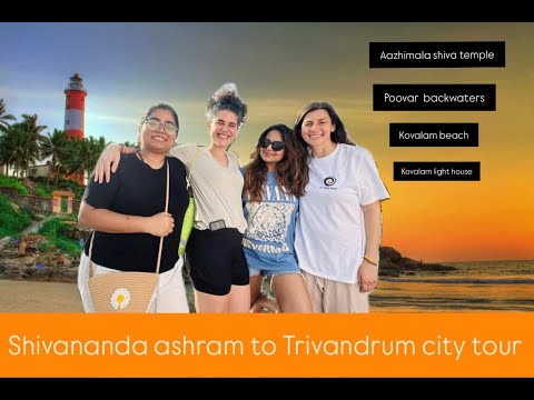 Trivandrum tour with my ashram folks | Aazhimala shiva temple Trivandrum