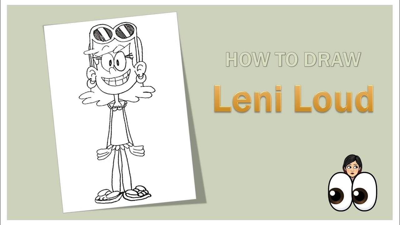 How to Draw Leni Loud from the Loud House | Drawing Loud House Characters Video