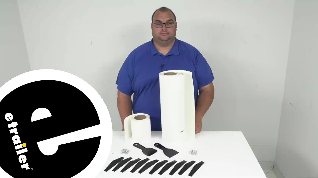 etrailer | Review of Revive RV Wallpaper - Designer White Vinyl Matte Black Handles - GR48ZR