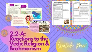 Reactions to Vedic Religion and Brahmanism