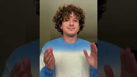 Charlie Puth Tik Tok video 5/29/2021 😂👏