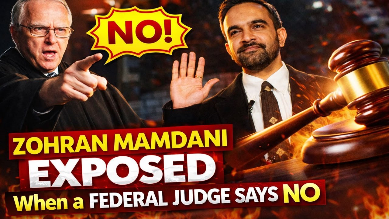 BOOM! Federal Judge Stops Mamdani Cold — An Early Defeat Leaves Him Speechless
