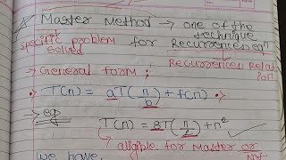 Master's Method for Recurrence Relations | Rules & Conditions | DAA Unit 01 #daa #btech