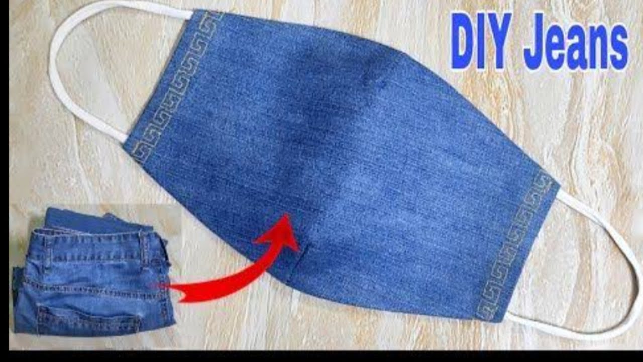 How to make face mask at home /home made face mask /DIY  MASK / how to make face mask from jeans