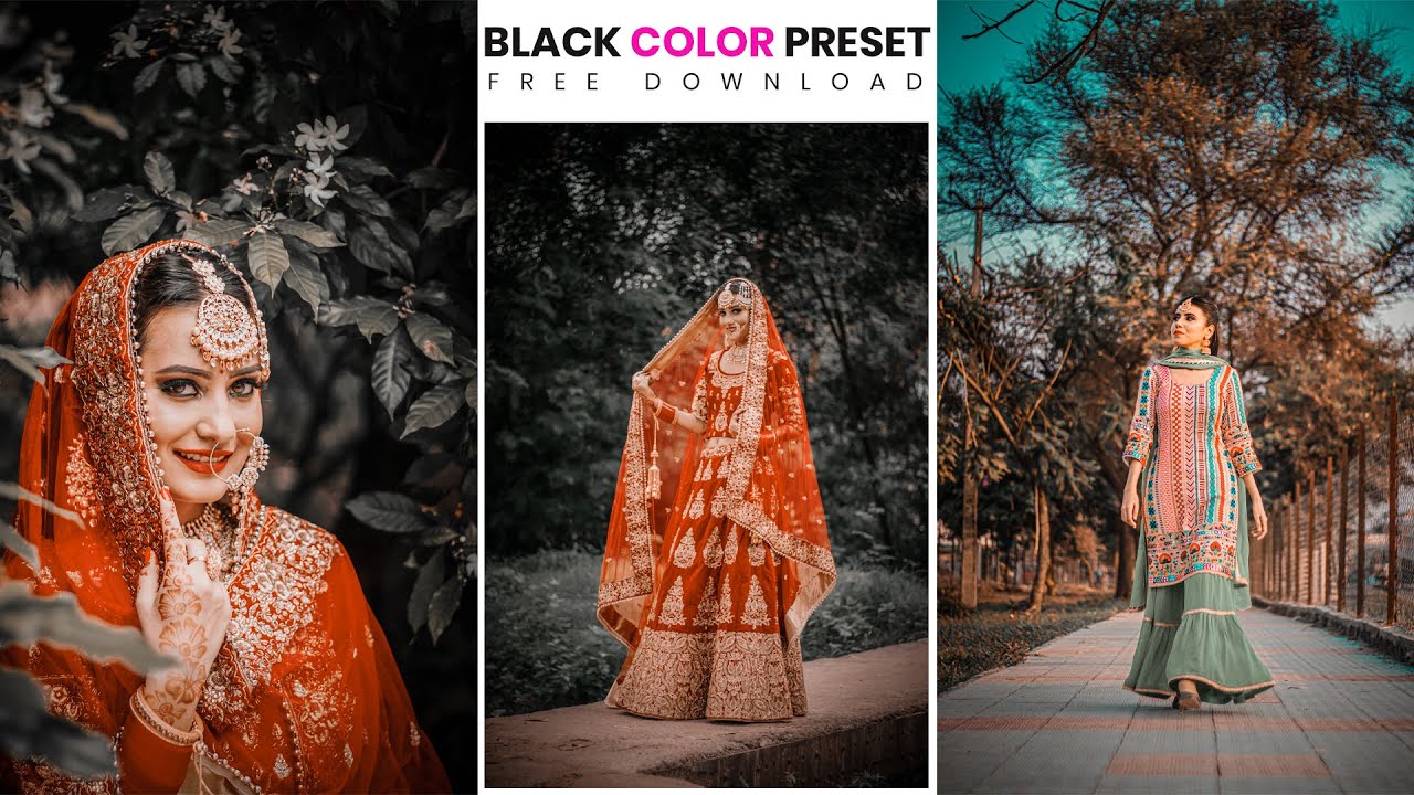 Black Color Preset Free Download | Download Presets