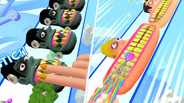 Teeth Runner! 👄😬👄 All Levels Gameplay Trailer Android, iOS TR1GP2