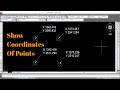How To Display Coordinates Automatically In AutoCAD Drawing | Create Coordinate | Insert coordinates
