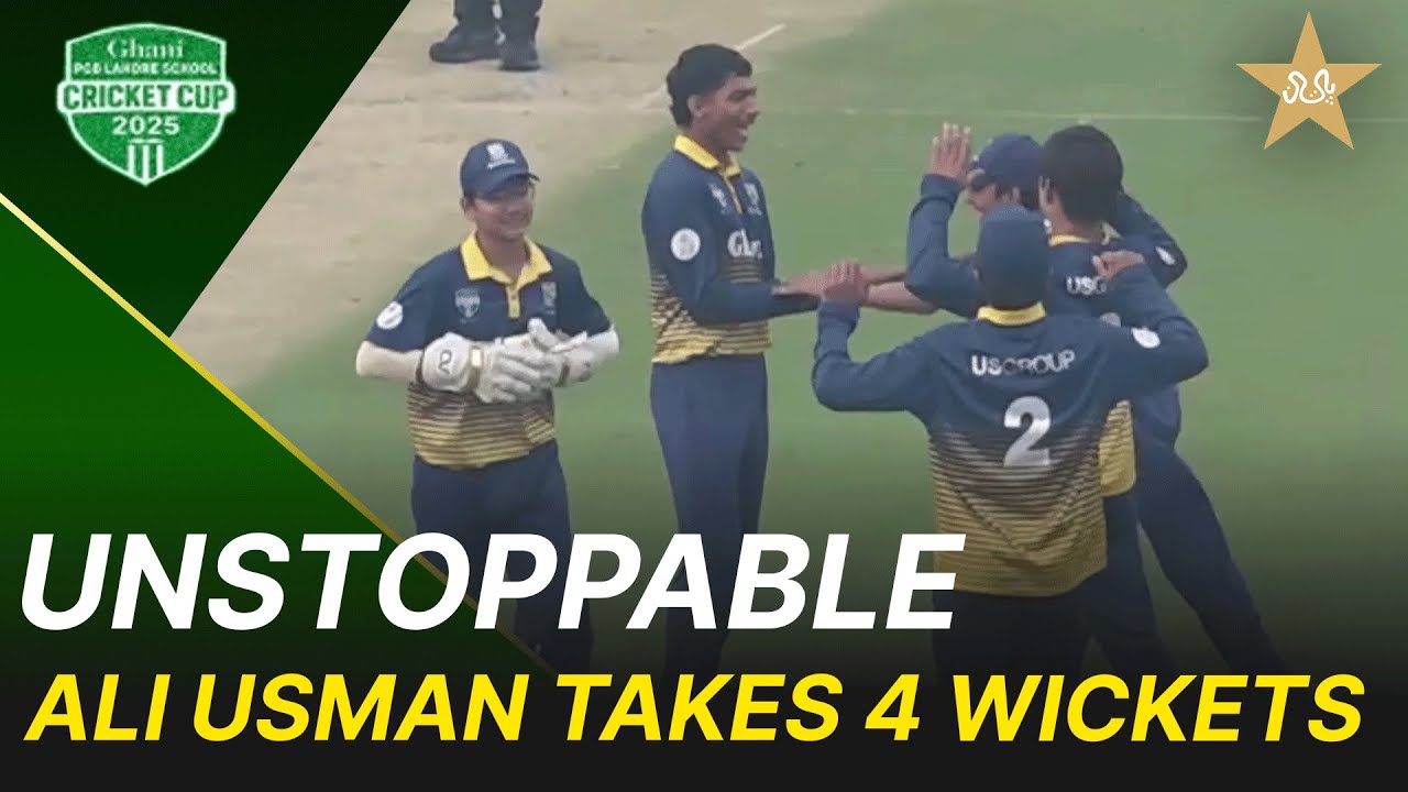 Unstoppable! Ali Usman Takes 4 Wickets | Beaconhouse vs Aitchison | Ghani Cup 2025 Final | PCB|M2W1S