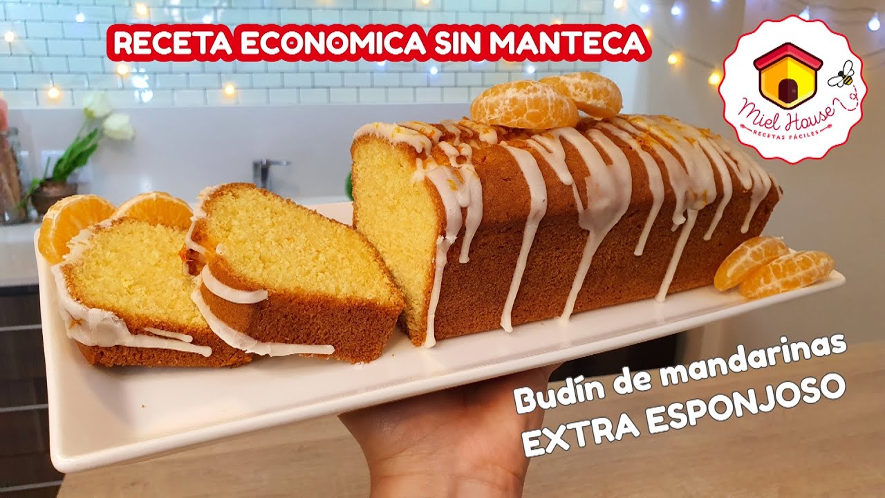 EL BUDIN DE MANDARINAS receta más fácil SIN MANTECA