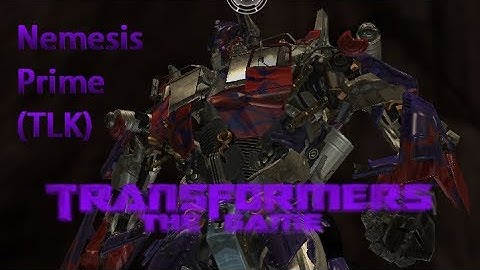 Transformers The Game Mods | Nemesis Prime (The Last Knight)