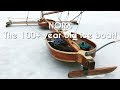 Ice boating with nora  a 100 year old ice boat