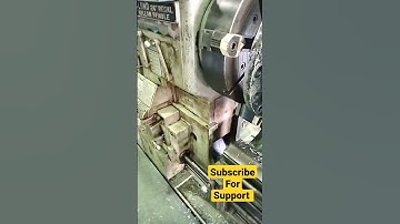 Install Flange Almanium on Big Lathe #shorts #subscribe #usinagem #satisfying #fyp #vegas