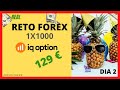 IQOPTION-Ganando dinero-Forex en CUENTA  REAL! 1x1000 DIA-2 -Estrategia scalping(forex en español)😎👍