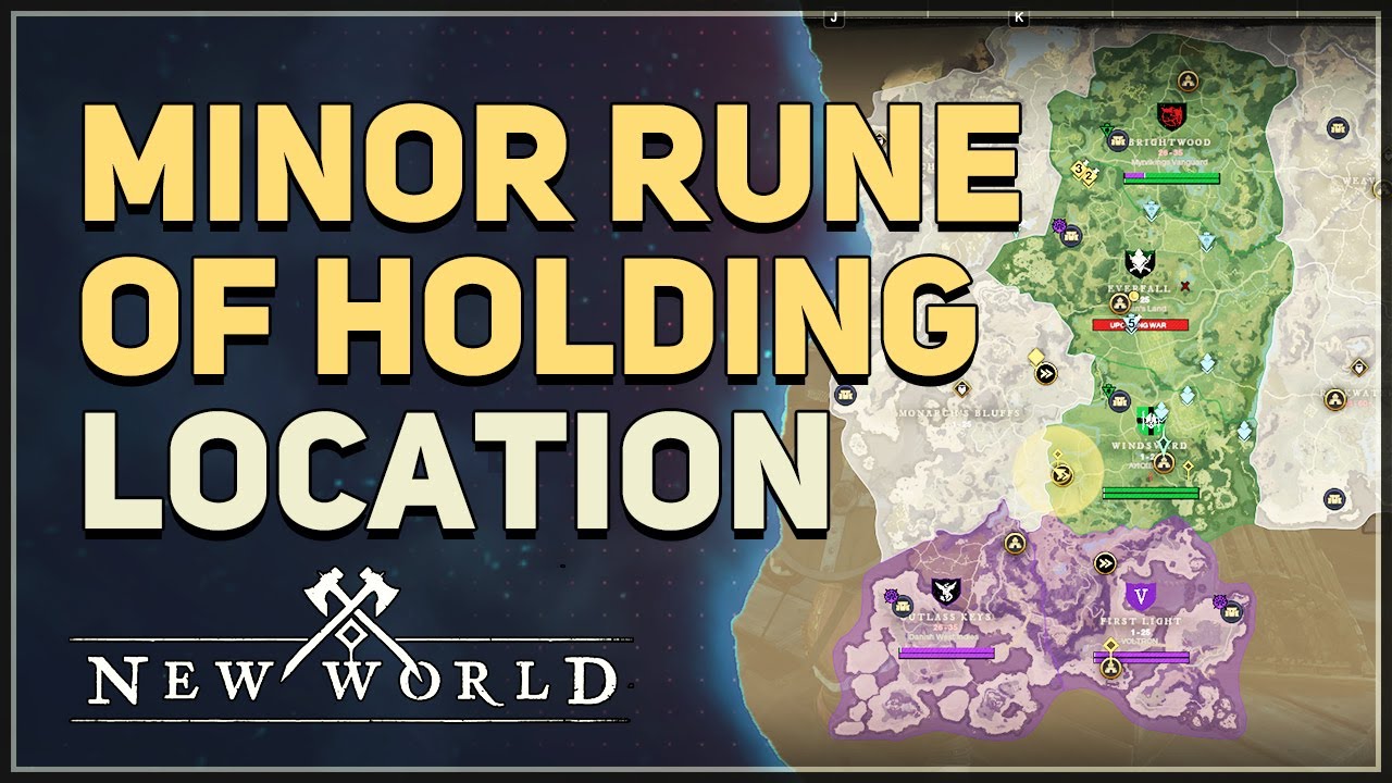 New World How To Use Minor Rune Of Holding