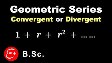 🔴 GEOMETRIC SERIES - Convergent or Divergent || Infinite Series - 2 || in HINDI for B.Sc.