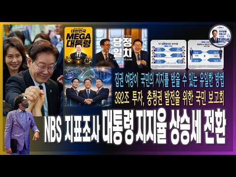 [이슈브리핑] NBS 지표조사, 대통령 지지율 상승세 전환 / 대한민국 전월 수출 실적 1천억 <strong>달러</strong> 돌파. 세계 4위 <strong>미국</strong>,중국,독일,한국 [2026.07.02]