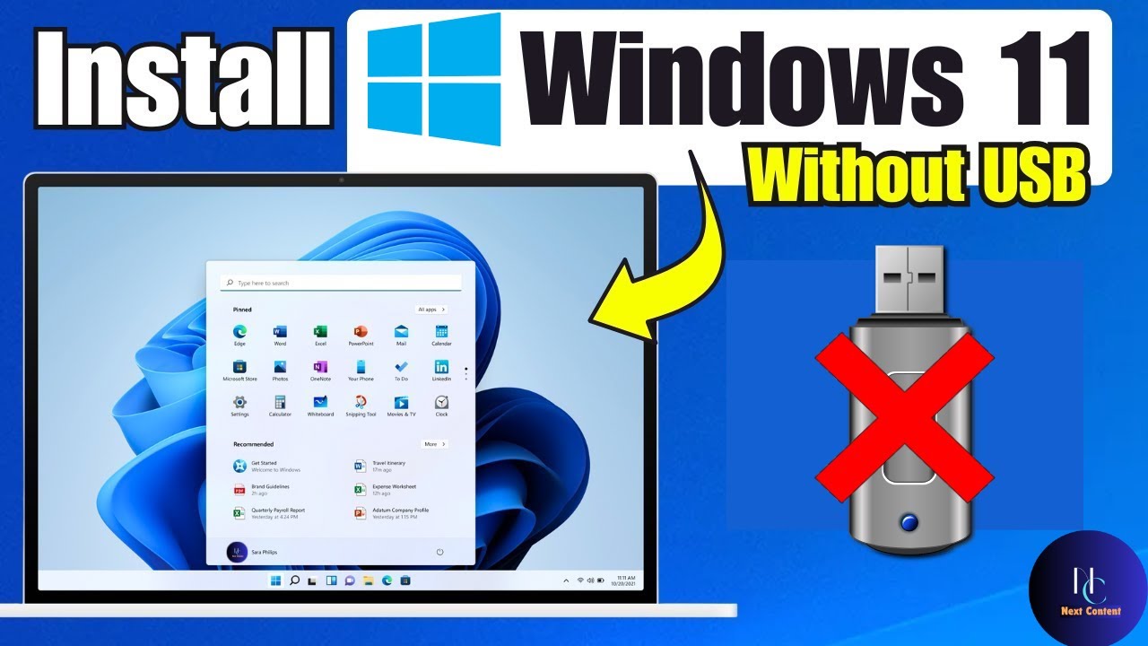 How to INSTALL Windows 11 23H2 without USB Drive - YouTube