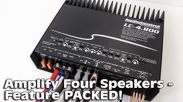 Tons of GREAT SOUNDING OUTPUT! AudioControl LC-4.800 Amplifier